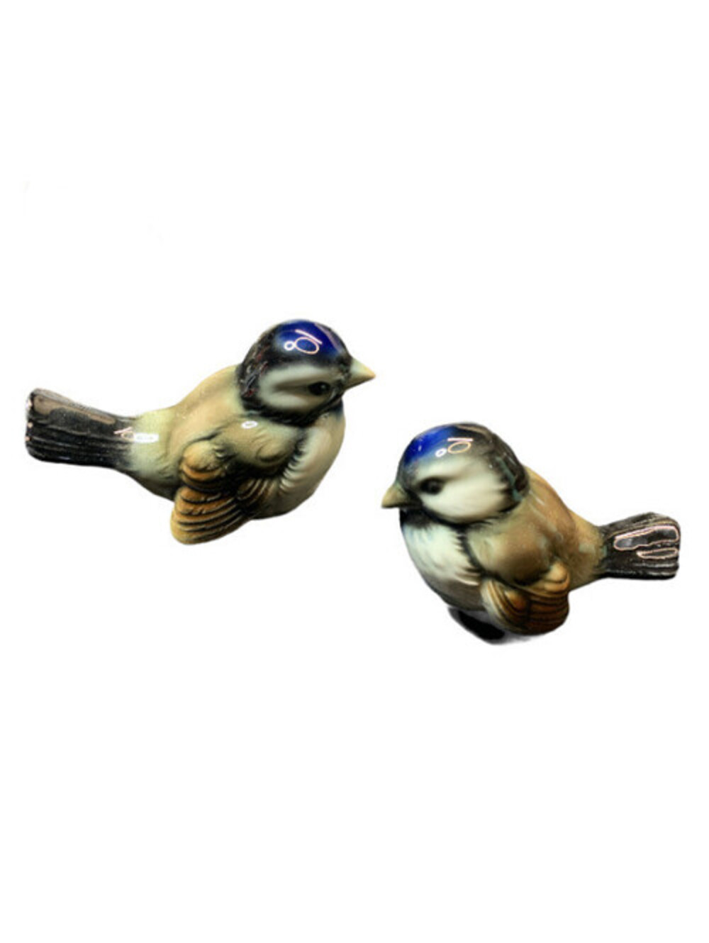 2x Goebel Sparrow Bird Figurine CV73 And CV74 West Germany Made